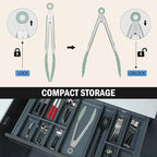Kitchen Tongs, Stainless Steel Cooking Tongs - Image 7