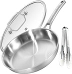 12 Inch Stainless Steel Pan by Bzayeat