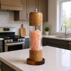 Wood Salt and Pepper Grinder, Salt Grinder and Pepper Mill, Oak Wood Shakers - Image 4