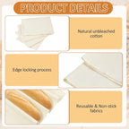 Ninsula 4PCS Tea Towels for Baking Sourdough, 14x18.8 Inch Reusable Thick Bread - Image 4