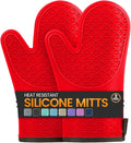 Silicone Oven Mitts, Heat Resistant 2PCS Oven Mitts by Unknown