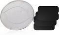 Replacement Splatter Shield and 3PCS Grill Mat by KINLYBO