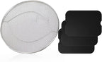 Replacement Splatter Shield and 3PCS Grill Mat by KINLYBO