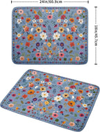 Colorful Flower Dish Drying Mat - Image 2