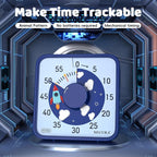Secura 7.5-Inch Rocket Pattern Visual Timer - Image 2