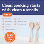 Non-Toxic Platinum Silicone Kitchen Utensil Set of 4 – Non-Scratch Cooking - Image 4