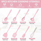 TeamFar 8 PCS Silicone Cooking Utensils - Image 2