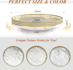 White Marble Lazy Susan Turntable - Image 6