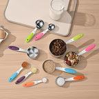 10-Piece Measuring Cups and Spoons Set, 304 Stainless Steel - Image 8