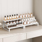 YATINEY Spice Rack, Wooden Display Riser Stand, Vanity Display Stand, Perfume - Image 2