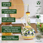 18 oz Ceramic Olive Oil Dispenser Bottle - Image 6