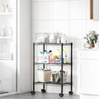 DUMOS 3-Tier Metal Wire Storage Shelves, Adjustable Standing Storage Rack Shelf - Image 2