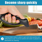 2pc Black Knife Sharpener - Image 2
