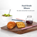 ChefAide 5 Pieces Silicone Spatula Set, Food Grade Rubber Spatula, Upgrade - Image 7