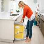 ANASTA Single Pull Out Trash Can Under Cabinet 7-13 Gal, Heavy Duty Under Sink - Image 3