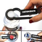 Multifunctional Bottle Opener for Water and Beer, Plastic Water Bottles by Brenium