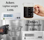 Ackers Mirror Etching Scale Glass Measuring Cup--Made of High Borosilicate - Image 5