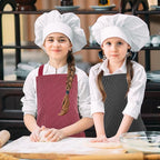 2 Pack Stripes Kids Apron, Kids Cooking Aprons - Image 6