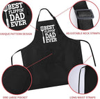 Rosoz Funny BBQ Black Chef Aprons - Image 3