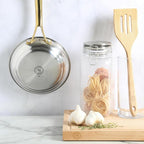 Martha Stewart Castelle 8-Inch Stainless Steel Frying Pan - Image 7