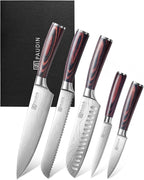 PAUDIN Knife Set, Stainless Steel Chef Knife Set by PAUDIN
