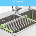 Seropy Roll Up Dish Drying Rack Over The Sink Drying Rack - Image 3