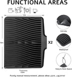 TIKNIK Silicone Dish Drying Mat, Stone Drying Mat - Image 2