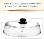 Le'raze 10inch Glass Microwave Splatter Cover - Image 4