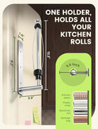 INMAKER Magnetic Paper Towel Holder, Strong Magnet Paper Towel Holder - Image 5