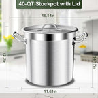 Stock Pot-20QT Stainless Steel Stockpot - Image 7