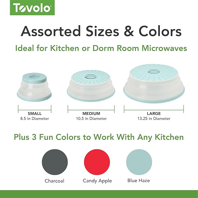 Tovolo Small Collapsible Microwave Cover, Lid - Image 5
