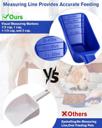 2 Cup Dog Food Scoop, Plastic Pet Food Scoop - Image 3