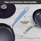 Nuwave Lux 13pc Forged Lightweight Cookware Set PFAS Free, Healthy G10 Duralon - Image 6