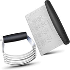 ALLTOP Stainless Steel Bench Scraper and Pastry Blender Cutter Set, Efficient by ALLTOP