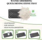 2 PCS Water Absorbing Diatomite Coasters, Stone Drying Mat - Image 4