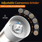 2Pack Electric Salt and Pepper Grinder Set USB Rechargeable - Image 3