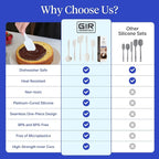 GIR 5-Piece Silicone Kitchen Utensils Set, Non-Toxic Cooking Utensils - Image 8