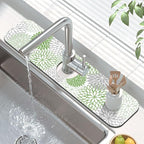 Findosom 2PCS 12" x 20" Dish Drying Mat & 24" x 5.5" Sink Splash Guard - Image 4