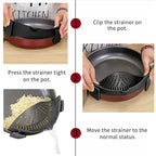 2 Pcs Clip on Strainers, Pot Strainer - Image 3