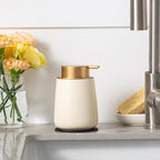 Enra Ceramic Soap Dispenser, 12 oz Hand Lotion Dispenser - Image 6