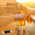 KTOJOY 3 Pack Magnetic Bottle Openers Stainless Steel Flat Bottle Opener - Image 5