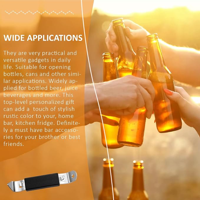 KTOJOY 5 Pack Magnetic Bottle Openers Stainless Steel Flat Bottle Opener - Image 5