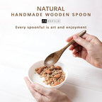 2 PCS Small Wooden Spoons, 5.8 Inch Honey Spoons - Image 4