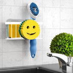 MURLONG Sponge Holder Smiley Face, Sink Caddy, Kitchen Organizer - Image 6