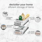 madesmart 2 Tier Bath Organizer, Undersink Storage - Image 4