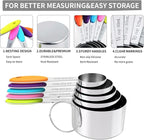 TILUCK Measuring Cups and Spoons Set, Stainless Steel, Kitchen Utensils - Image 5