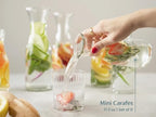 Glass Carafe Pitchers, by Kook, Mini Carafes- set of 6, Beverage Dispensers - Image 4