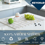 KEYCHAD Large Stone Drying Mat for Kitchen Counter - Image 6