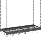 CHOEZON Hanging Pot Rack, 35.4" L x 13" W Ceiling Pot Hanger, Industrial Style by Choezon