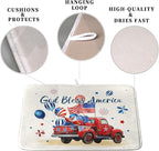 4th of July Drying Mat for Kitchen Counter 18 x 24 Inch US Independence Day - Image 3
